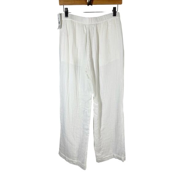 Velvet by Graham & Spencer Jerry Gauzy Beach Coverup Wide Leg Pants XS - Picture 2 of 7
